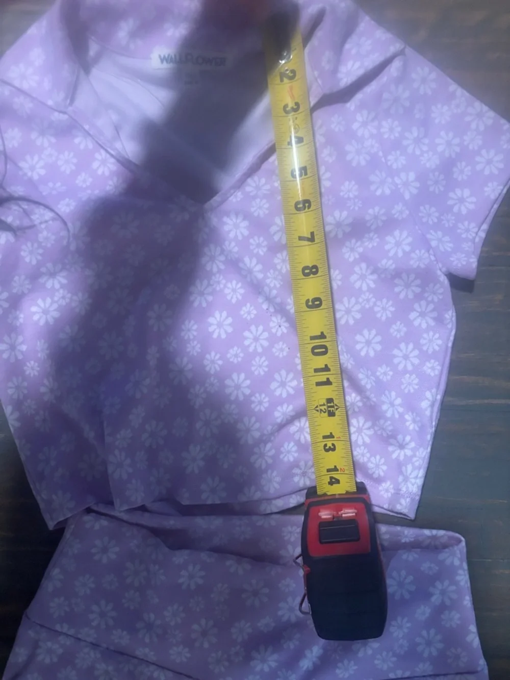 Lavender Floral Two-Piece Lounge Size medium super cute